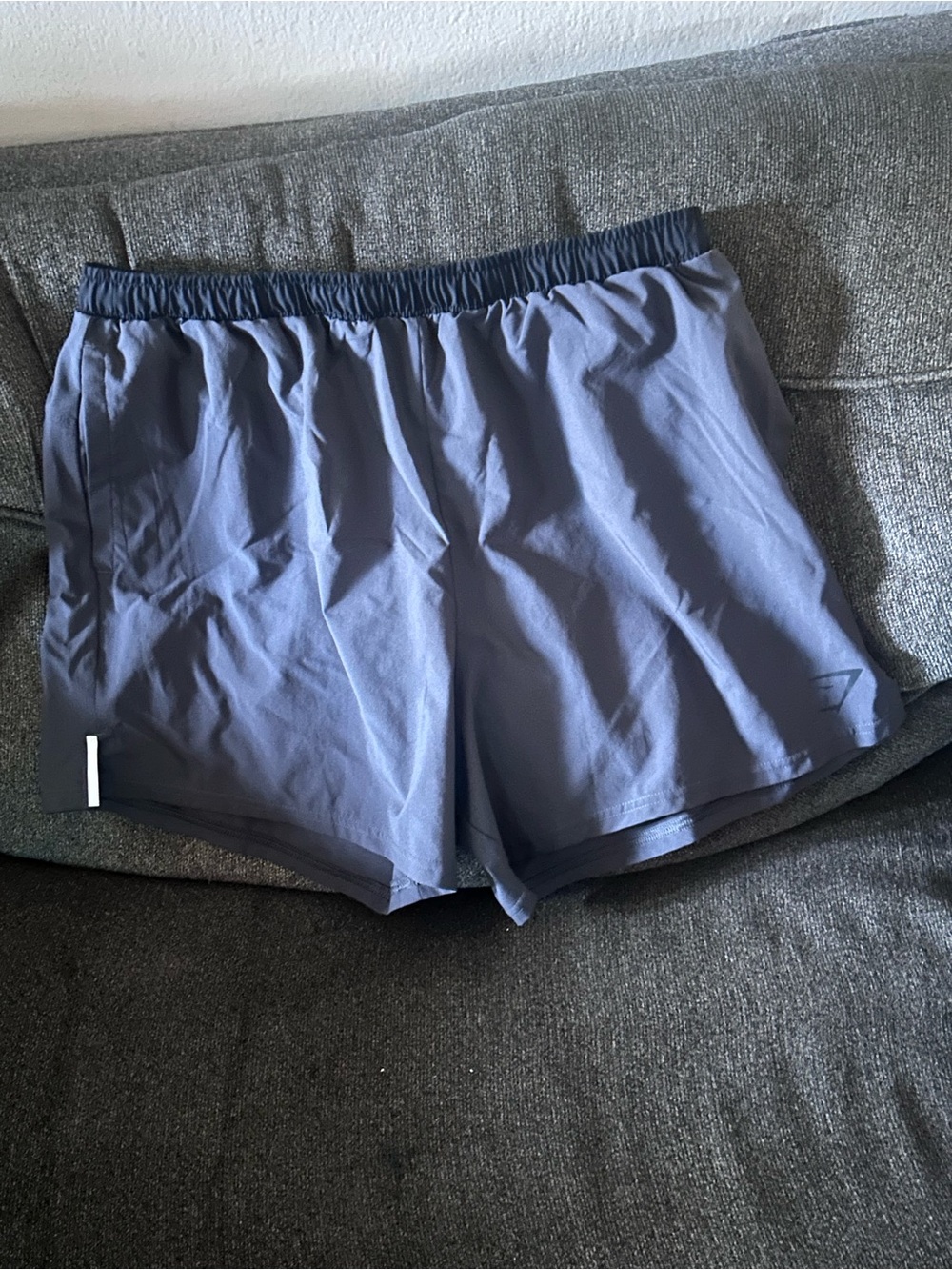 Gymshark grey and black 5” shorts